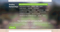 Desktop Screenshot of healingpartnerships.info
